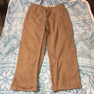 Men’s Checkered Polo Dress Pants